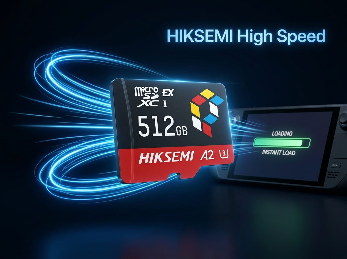 Tarjeta microSD Express 512G / 900 MB/s Lectura / 620 MB/s Escritura / PCIe Gen 3x1 + NVMe / U3 A2 EX / Compatibilidad UHS-I UHS-II