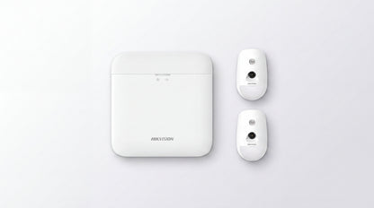 (AX PRO) KIT de Alarma AX PRO / Incluye: 1 Hub con Batería de Respaldo / 2 Detectores de Movimiento con Cámara (PIRCAM) / Compatible con Hik-Connect