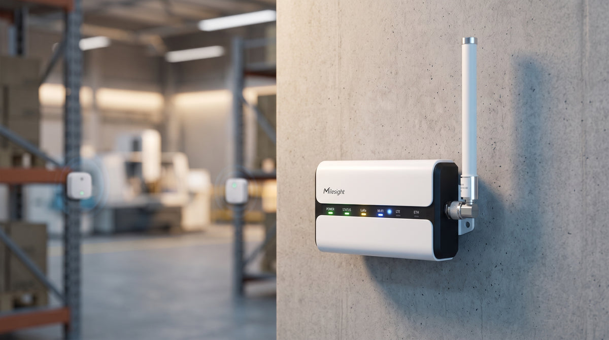 Gateway LoRaWAN Semi-Industrial / 8 Canales / IP65 / Cobertura 2 km Urbana / PoE / CPU Quad-Core / para BMS con BACnet y Modbus
