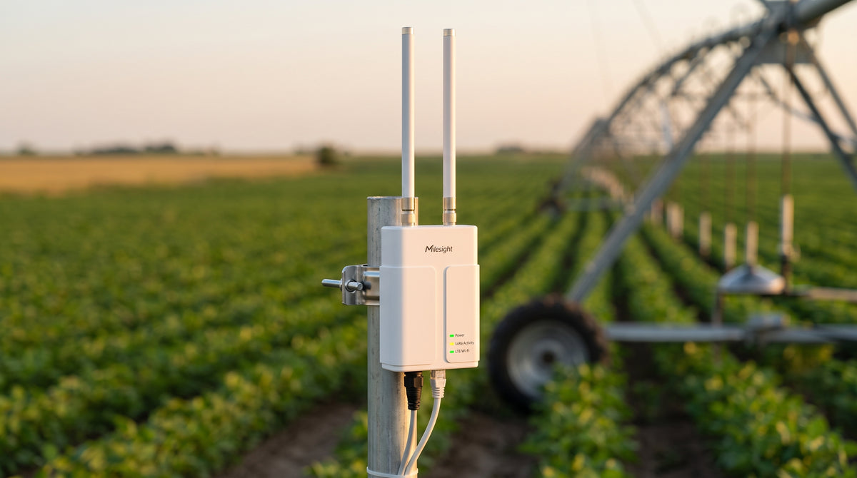 Gateway LoRaWAN para Exterior / 8 Canales / IP67 / 4G LTE / GNSS / PoE / Alcance 15 km / para BMS con BACnet y Modbus