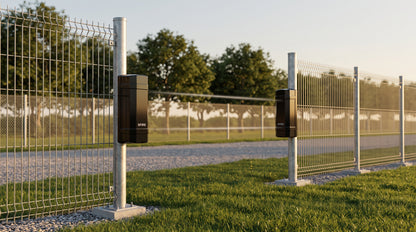 Detector Fotoeléctrico de Doble Rayo / 100 m Exterior / 4 Frecuencias / IP65 / Alimentación 12-24 VDC/VAC