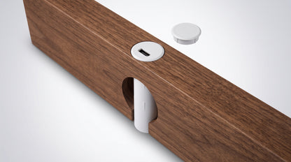 Sensor Magnético Inalámbrico para Empotrar / Invisible en Puerta Cerrada / Gap 2.54 cm / 345 MHz / Batería 5 Años / Diseño Cilíndrico Discreto