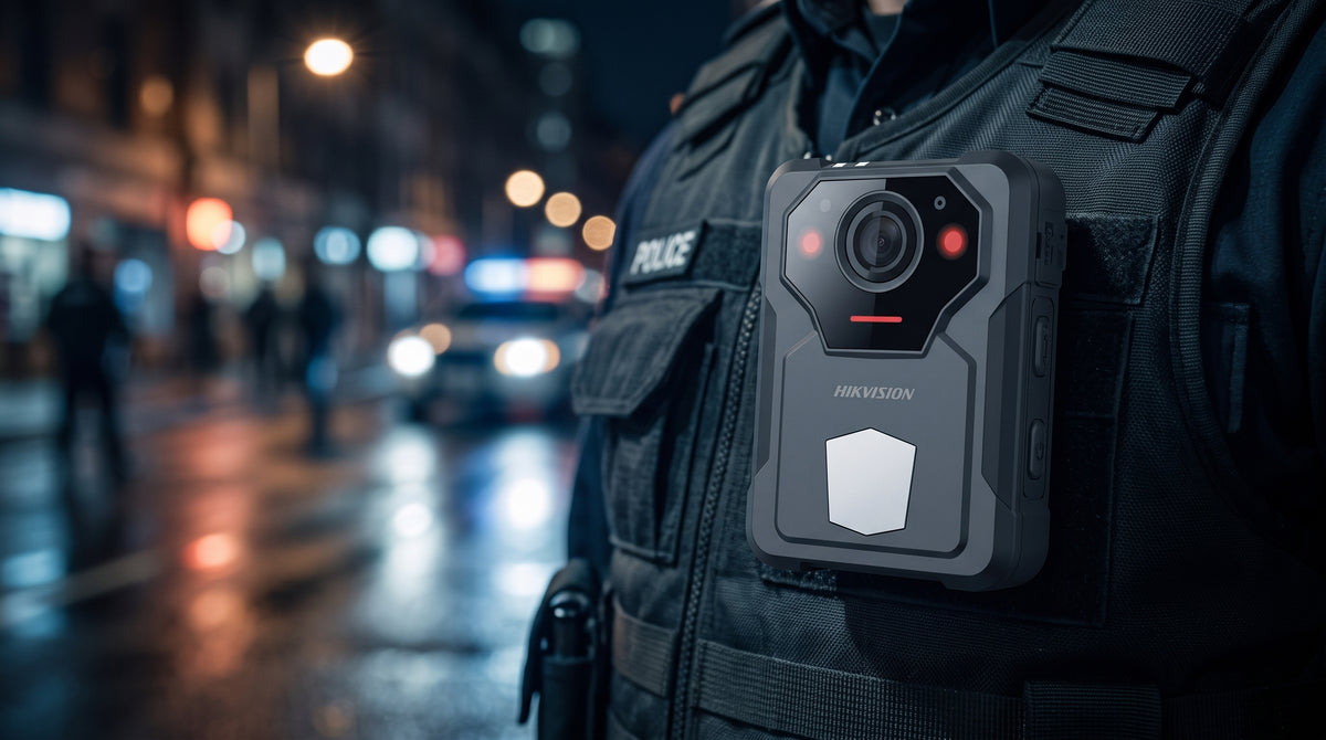 Body Camera Portátil / Grabación a 2K (4 Megapixel) / Pantalla 1.77" TFT / Fotos de Hasta 40 Megapixel / IP67 / H.265 / 128 GB de Almacenamiento