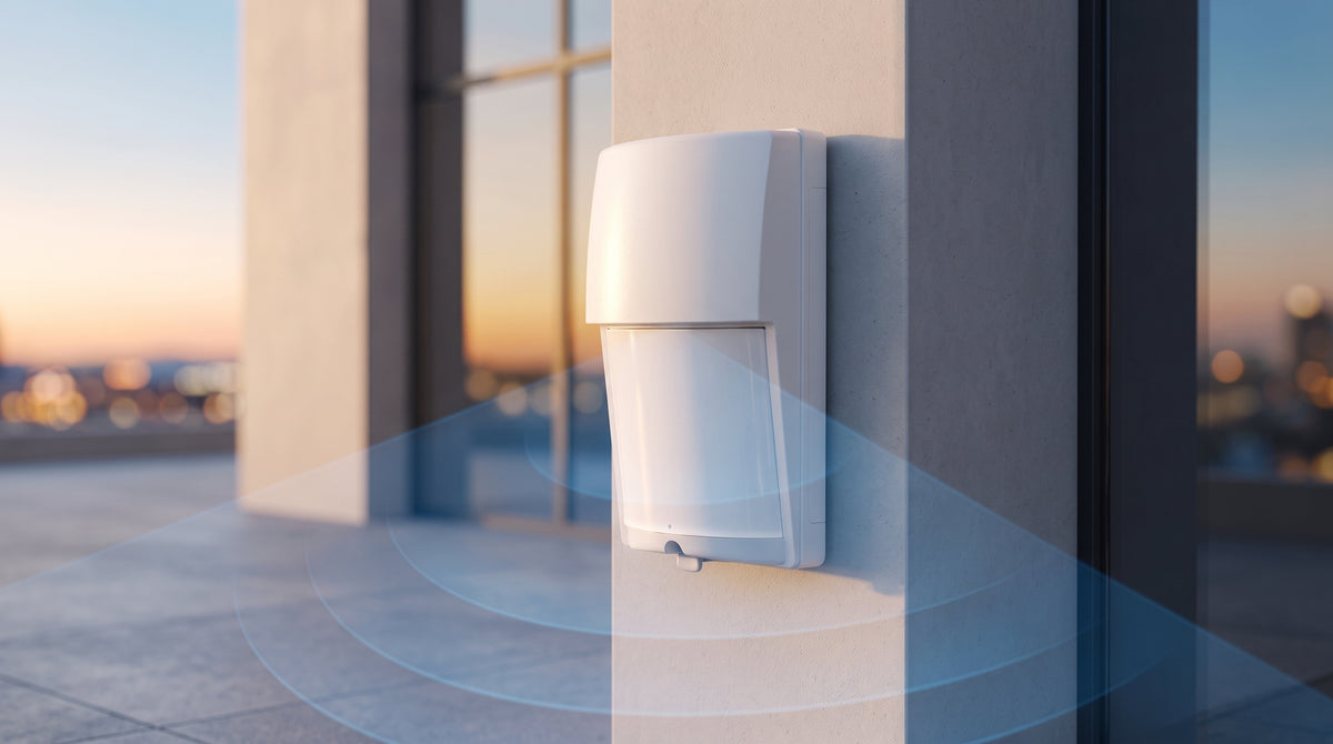 Sensor de Movimiento PIR OPTEX LX-402 / Interior y Exterior / Cobertura 12 x 15 m / Alámbrico / Compatible con Cualquier Panel de Alarma