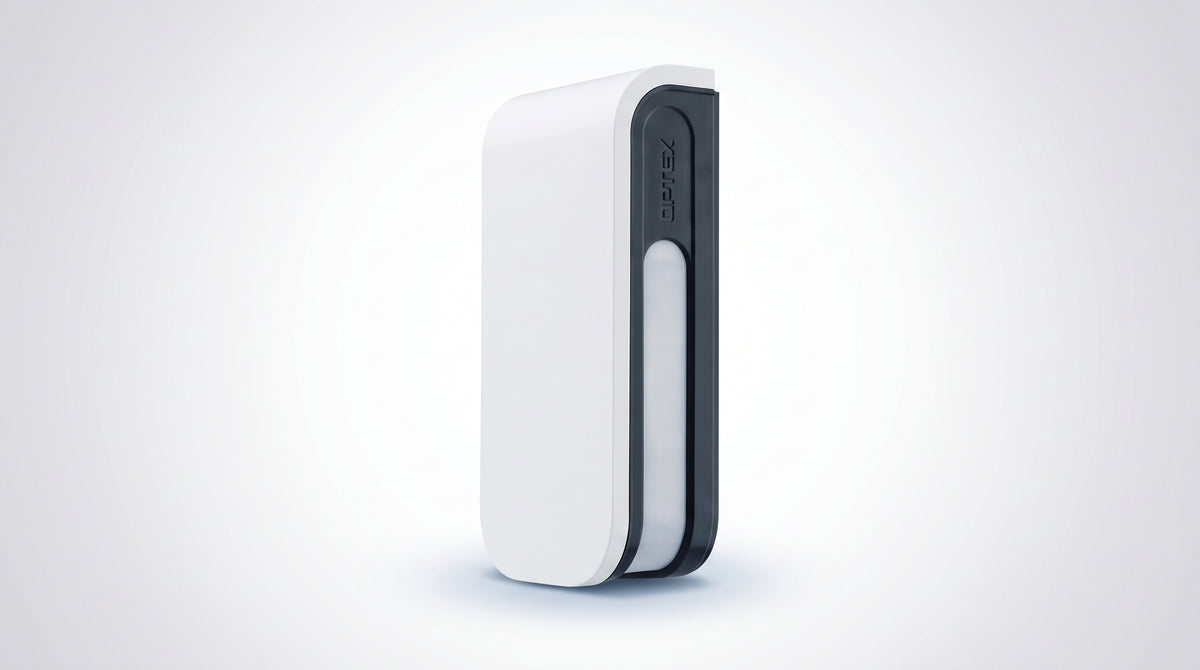 Sensor de Movimiento / 24 Metros de Detección / 100% Exterior / Serie Shield de Optex / Diseño Estético y Formal / Cableado / Compatible con
