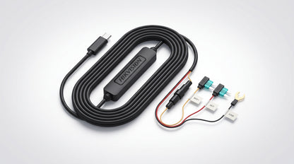 Convertidor Buck DC-DC / Entrada 12-24V DC / Salida 5V Type-C / Protección Baja Tensión 11.3V / Cable 3.4 m (11.2 ft) / Compatible con Dashcams