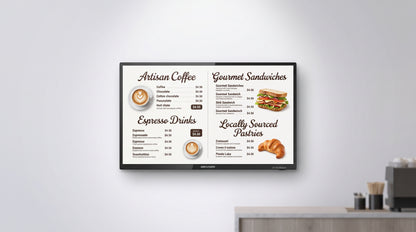 Pantalla LED de 32" para Publicidad Digital / SLIM / Programación de Horarios / 500 Nits / Contenido Personalizado / Sistema Operativo Android / 2