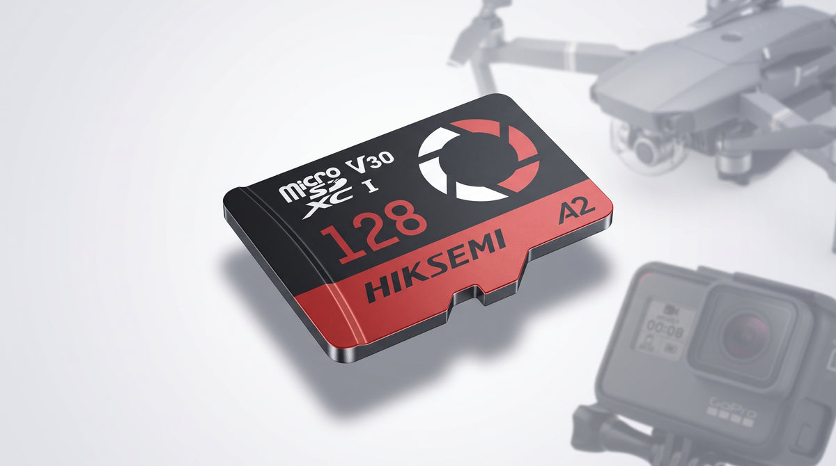 Memoria microSD / 512 GB / 180 MB/s Lectura / 150 MB/s Escritura / V30 U3 A2 / Para Drones y Cámaras de Acción / HIKSEMI CAPTURE E3