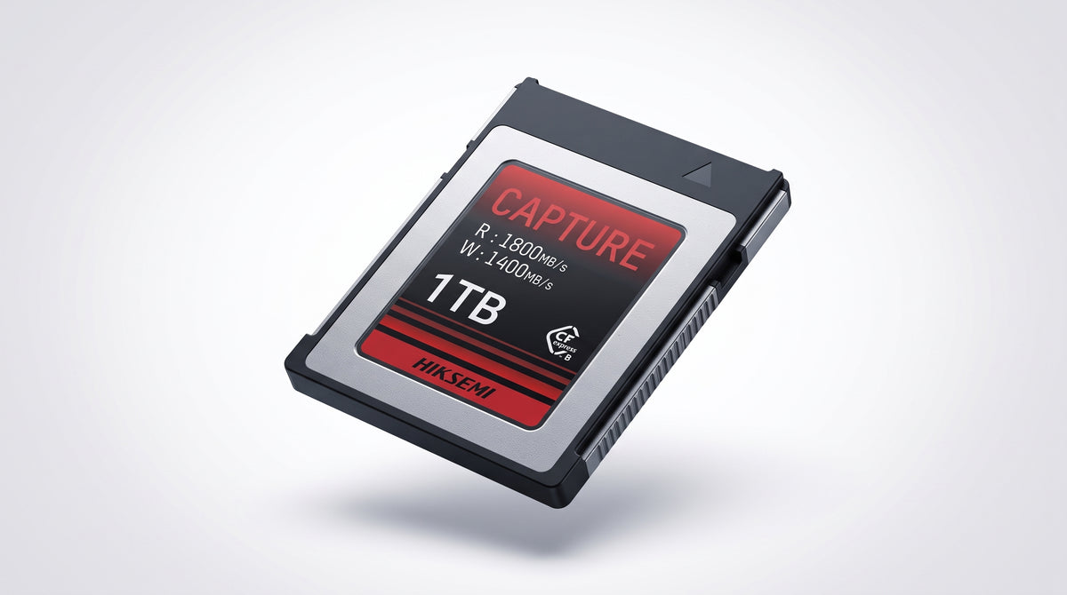 Memoria CFexpress Tipo B / 1 TB / 1800 MB/s Lectura / 1600 MB/s Escritura / Video 8K / PCIe Gen 3×2