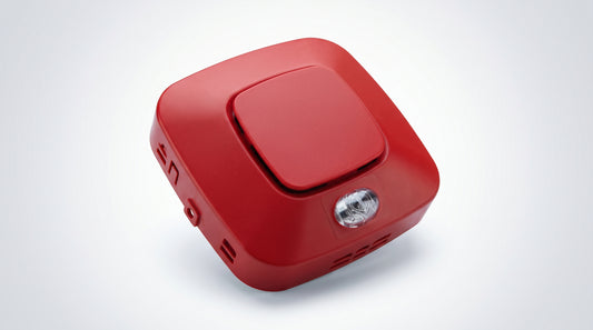 Sirena y Luz Direccional / 24V DC / IP65 / Consumo 500µA / 14 Tonos Programables / Aislador de Cortocircuito / EN 54-3 & EN 54-23