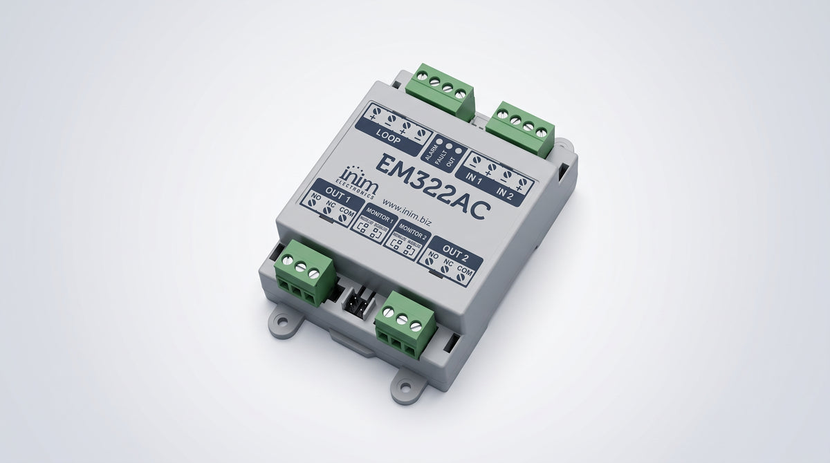 Módulo de Control | 2 Entradas Supervisadas | 2 Salidas de Relé 230 VCA | Tecnología LoopMap | Autodireccionamiento | Aislador de cortocircuito