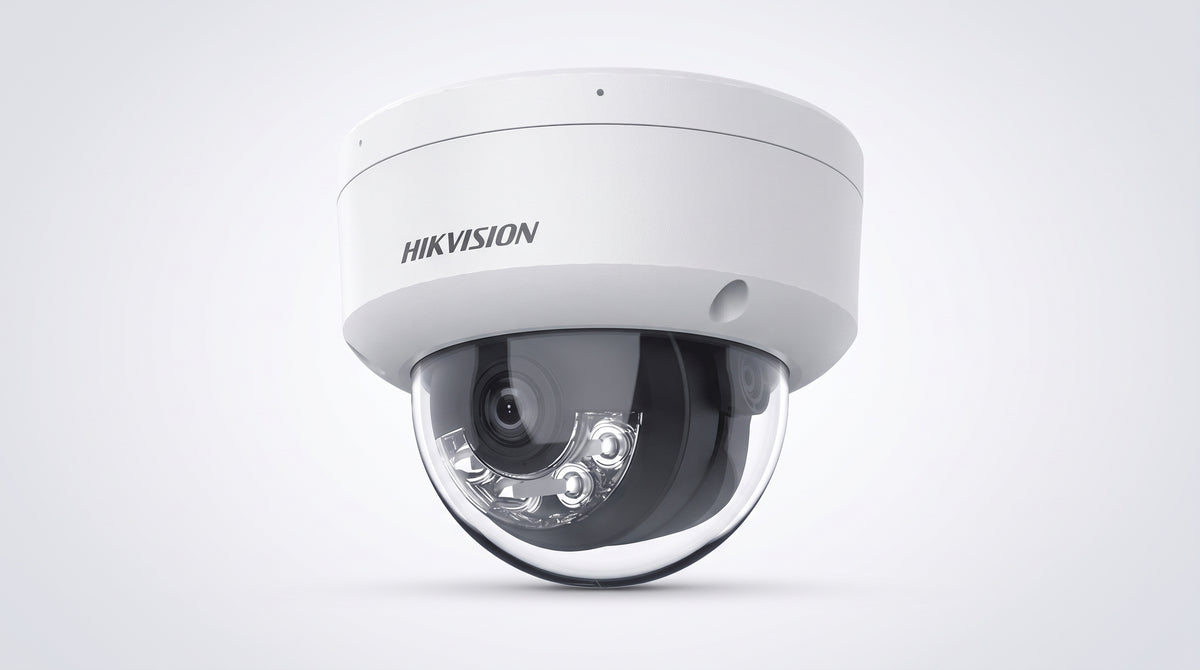 [Dual Light] Domo IP 2 Megapixel / Lente 2.8 mm / 30 mts IR + Luz Blanca / Micrófono Integrado / Antivandálico IK08 / ACUSENSE Lite / Exterior IP67