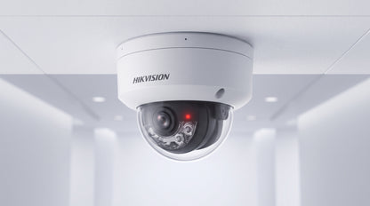 Domo IP 4 Megapixel / Lente 2.8 mm / 30 mts IR / WDR 120 dB / Exterior IP67 / Hik-Connect P2P / H.265+ / PoE / ONVIF