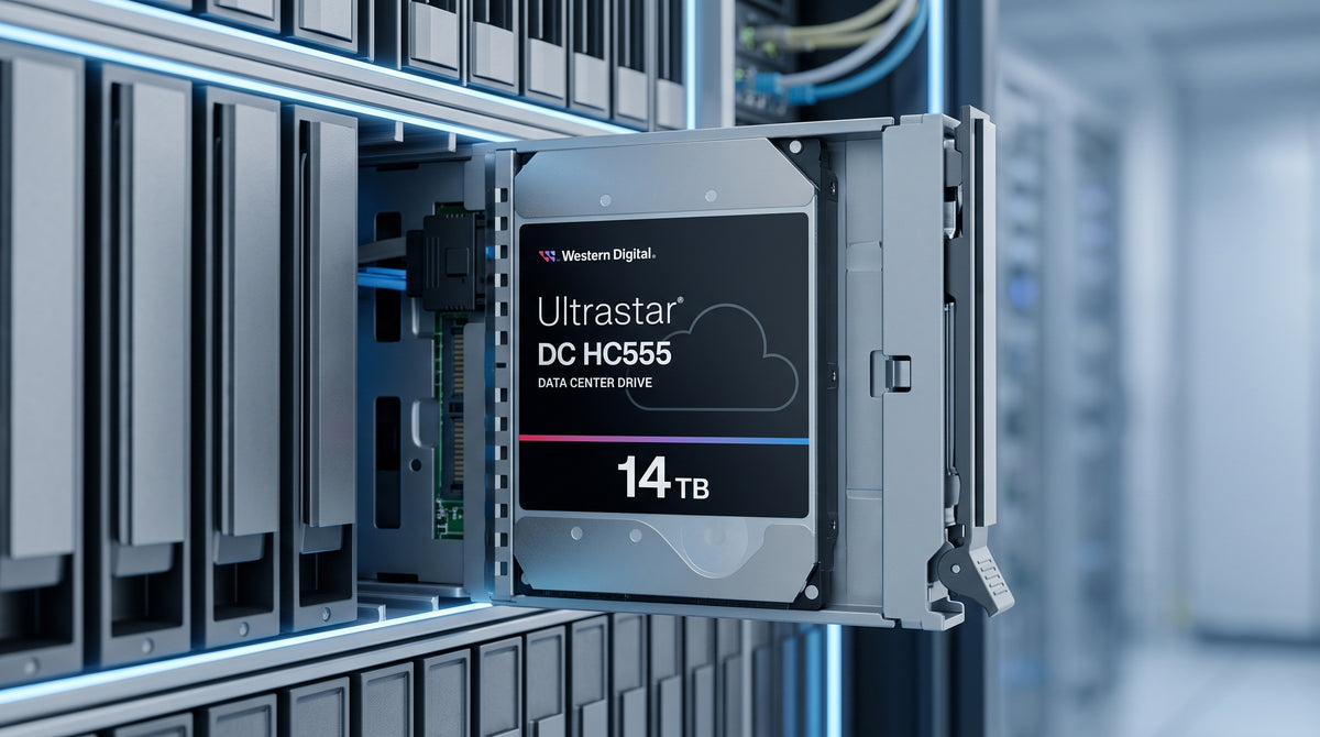 Disco Duro Empresarial WD Ultrastar HC555 14 TB | SATA 6Gb/s | 7200 RPM | 3.5"