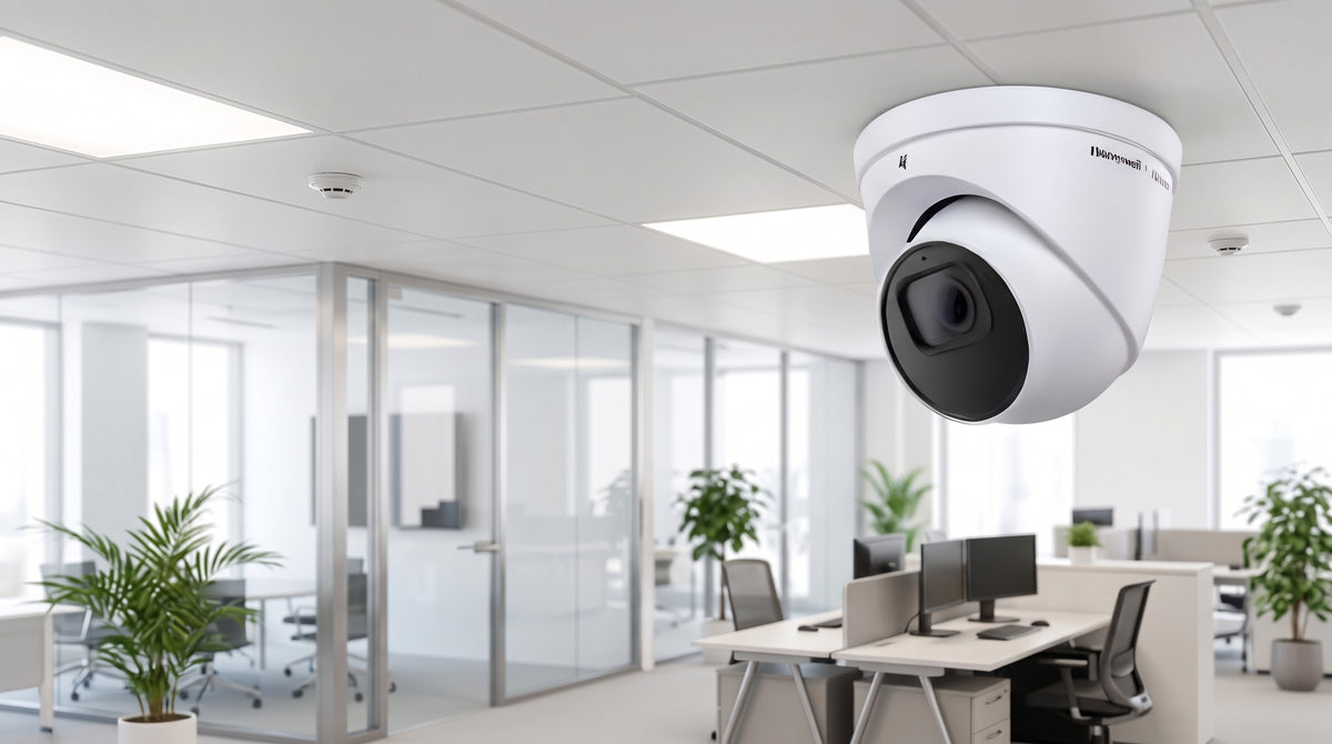 Cámara Turret IP / 5 MP / Lente Fijo 2.8 mm / WDR 120 dB / IR 40 m / IP66 IP67 IK10 / PoE / NDAA