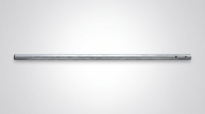 Poste de Esquina de Acero Galvanizado / Diámetro 1" / Longitud 100cm / Forma Redonda / Espacio para 5 Aisladores Esquina / Incluye Tapa / Peso 0.8 KG