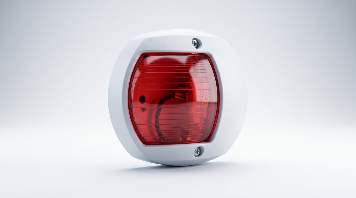 Luces de Navegación Marinas, Serie 0170, Para Embarcaciones <20m, Certificación USCG, Montaje Vertical, 12V/24V, Bulbos Intercambiables, Visibilidad