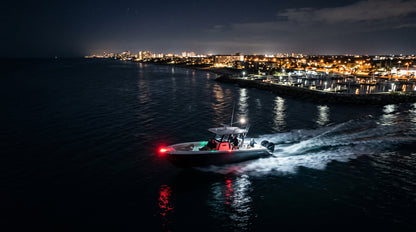 Luces de Navegación Marinas, Serie 0170, Para Embarcaciones <20m, Certificación USCG, Montaje Vertical, 12V/24V, Bulbos Intercambiables, Visibilidad