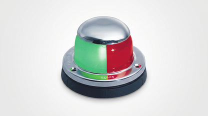 Luz Lateral Roja Navegación / Acero Inox / 12V / <12m