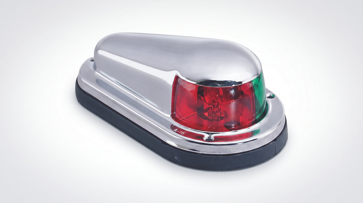 Luz Bi-Color Navegación / Acero Inox / <12m