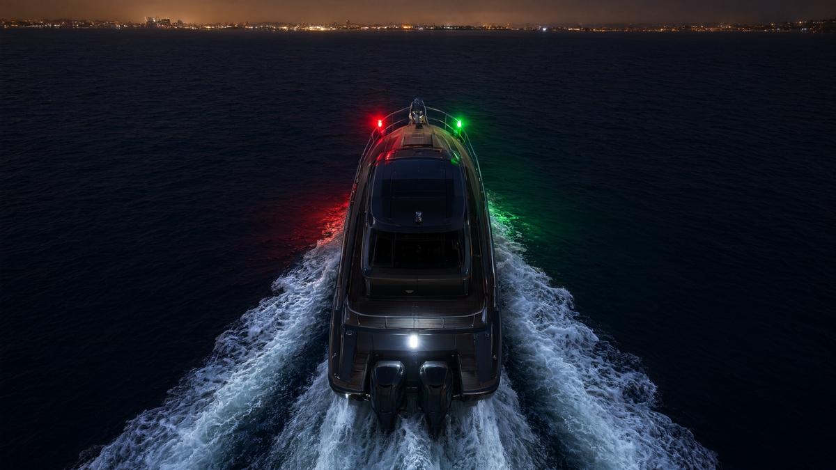 Set Luces Verticales Rojo/Verde / USCG 2nm / Blanco / <20m