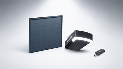 KIT COMPLETO Incluye /Puerta D/ Garage / APDOORL 18x8 Pies / Lisa Linea Central / Insulada / Interfase ACCESSWIFI / Motor FS1000M / 1/2HP