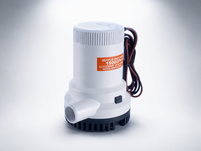 Bomba Achique SEAFLO SFBP1-G1500-01 / 1500 GPH (5678 LPH) / 12V CD / Alta Eficiencia / Filtro Extraíble / Bajo Consumo