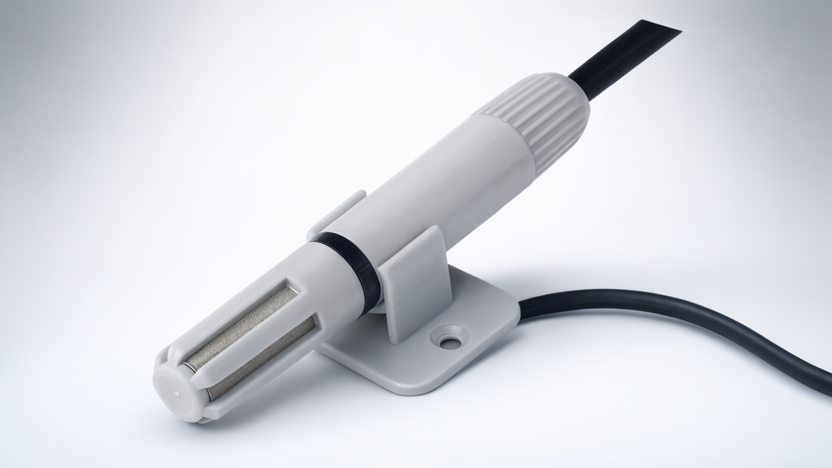 Sensor de Temperatura RS485 / Compatible con mDVR Hikvision / -40 a +80°C / Precisión ±0.5°C / IP65 / Cable 1 m (3.3 ft)