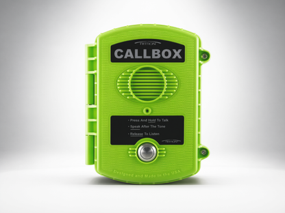 Callbox, Intercomunicador Inalámbrico Vía Radio UHF 450-470MHZ, Serie Q1 en Color Verde