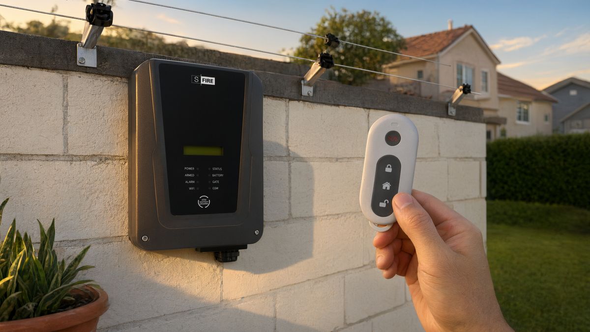 Llavero Inalámbrico para SF-SMART-FENCE / 433 MHz / Alcance 80 m (262.5 ft) / Batería CR2032 / -10 a 55°C / 3 Años de Garantía
