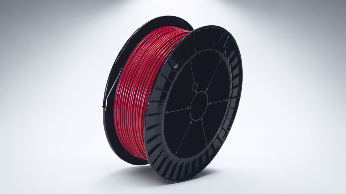 Cable Detector de Calor Lineal / Temperatura Fija 68°C / 152 m (499 ft) / Nylon Rojo Exterior / Guía Acerada / Resistencia 0.164 ohms/m / Compatible