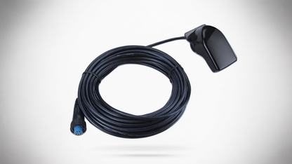 Transductor montaje espejo con sensor de profundidad y temperatura de doble haz