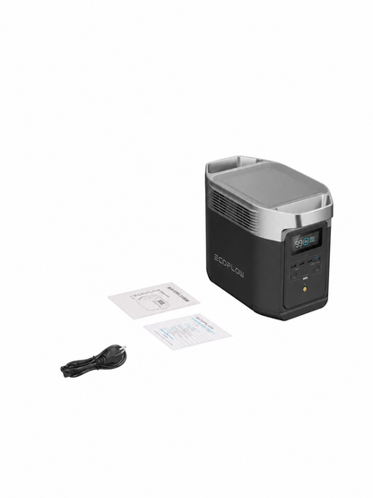 Estación de Energía Portátil Delta 3 1024Wh Litio LFP / 6 AC 1800 W (Max. 2600W con X-Boost) / 4 USB-C 100W / Capacidad para Aumentar Respaldo