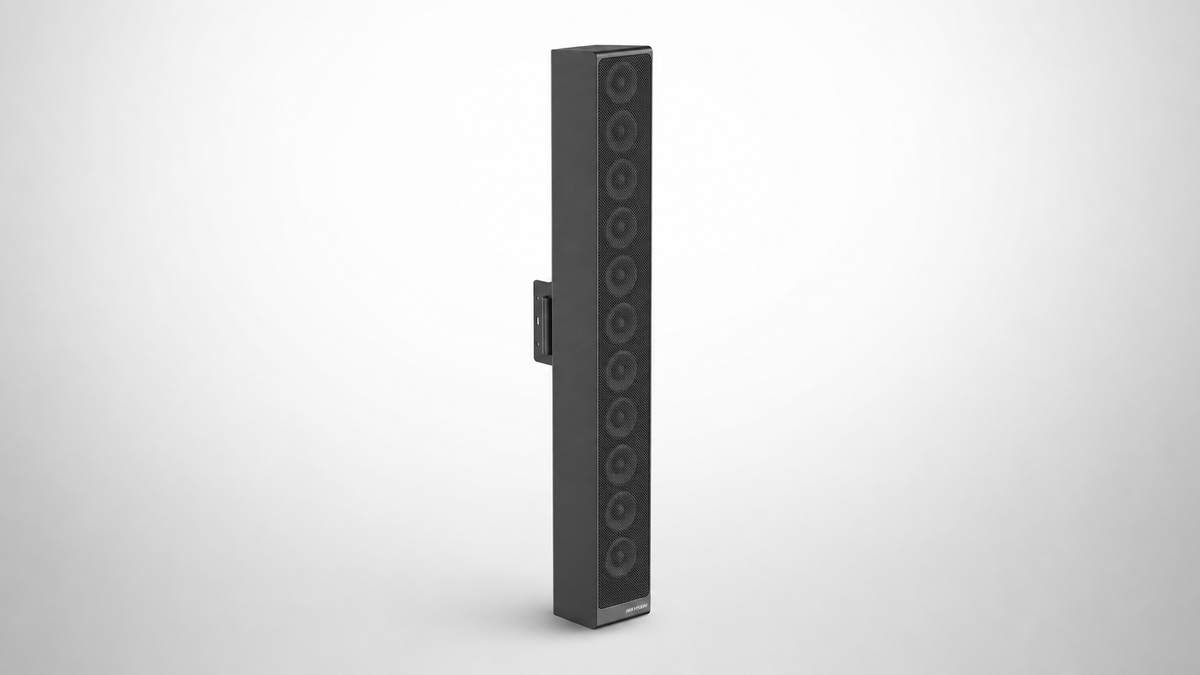 Altavoz Lineal Hikvision / 150W / 12 Unidades Neodimio / 90 dB Sensibilidad / 160° Horizontal / 25° Vertical / Speakon + Phoenix