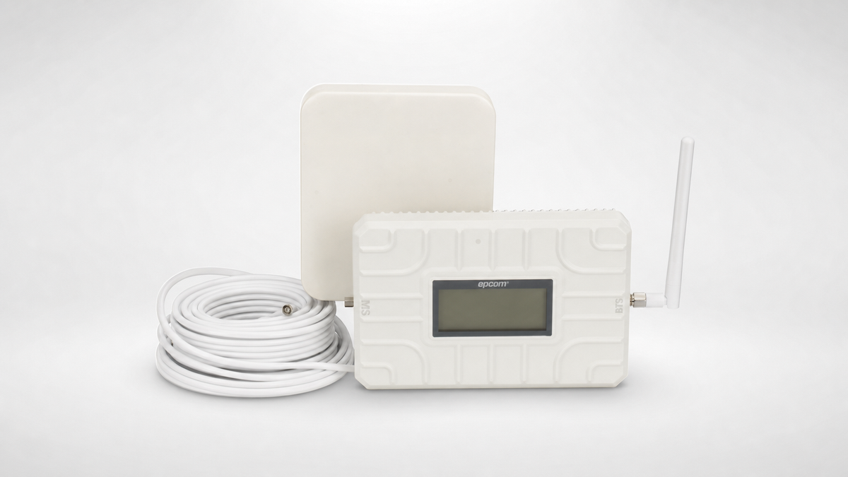 Kit Amplificador de Señal Celular 2G, 3G, 4G y 5G / Mejora llamadas convencionales y VoLTE / Amplifica señal de TELCEL, AT&T, MOVISTAR, BAIT,DiRi y