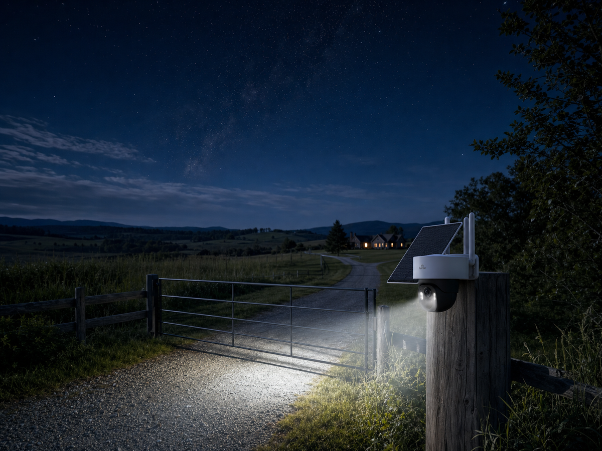 Cámara de Batería PT 4MP / 4G LTE-FDD / Panel Solar 5W / Visión Nocturna a Color 10 m (32.8 ft) / Autoseguimiento Inteligente / Audio Bidireccional