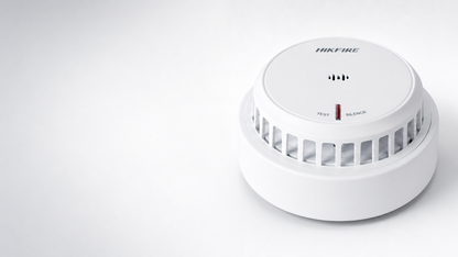 (HikFire) Detector de Humo Óptico Hikvision / Tecnología Avanzada de Detección de Incendios / Alarma Temprana y Fiabilidad Certificada
