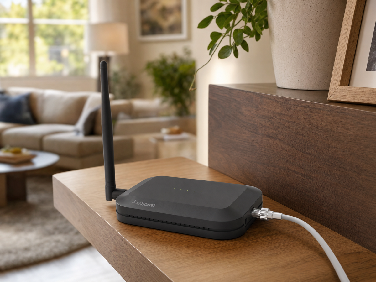 KIT de Amplificador de Señal Celular Home Studio/ Datos 2G, 3G, 4G / Llamadas / Mejora la señal para cubrir hasta 60 m² como una habitación, casa