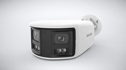 Bala IP Panorámica 180° 6 Megapixel / Doble Lente 2.8 mm / Dual Light (30 mts IR + 30 mts Luz Blanca) / Wi-Fi 6 (802.11ax) / ACUSENSE / Audio