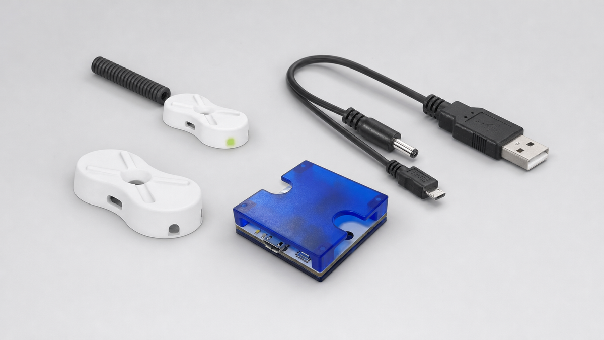 Kit Sensor Pick-up Interactivo / Detección Pick-up + Seguridad / Base Magnética 4 Imanes / Controlador XN-125 2 X-talk / Cable USB Split DC / API