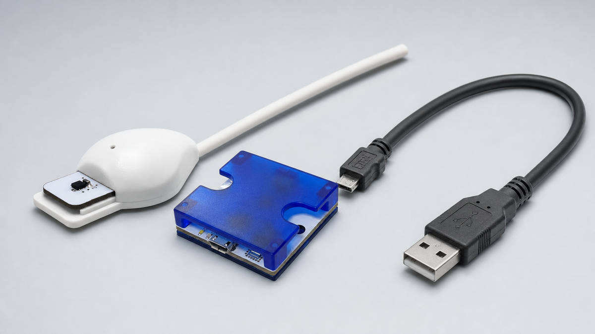 Kit Sensor de Temperatura y Humedad / -25°C a +75°C / 0-100% HR / 3 Rangos o Valores Exactos / Controlador XN-125 2 X-talk / Cable USB Split DC / API