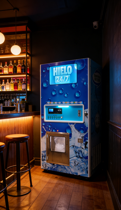 Bagged and Bulk Ice Vending Machine - 180/320/450kg per day