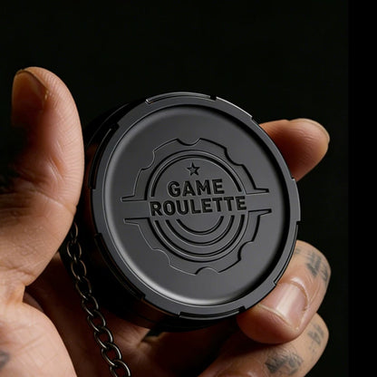 Ruleta D20 de metal para decidir: fidget antiestrés de bolsillo
