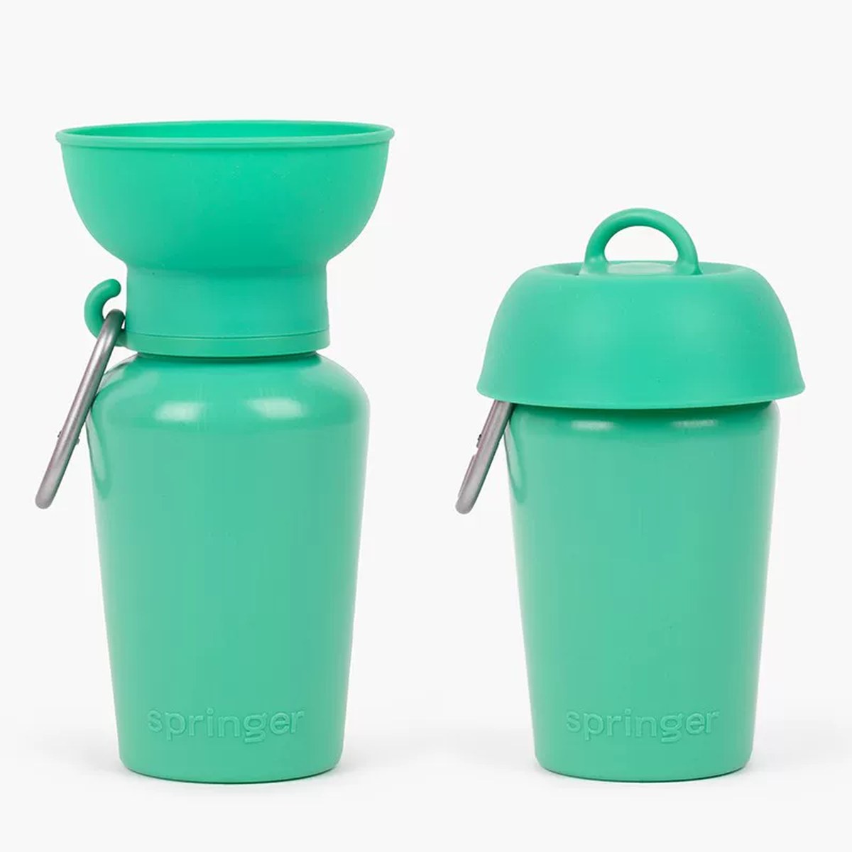 Botella de agua portátil Springer para pasear a tu perro (450 a 1300 ml)
