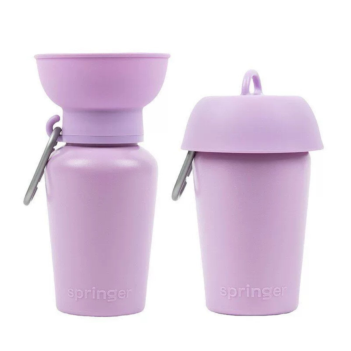 Botella de agua portátil Springer para pasear a tu perro (450 a 1300 ml)