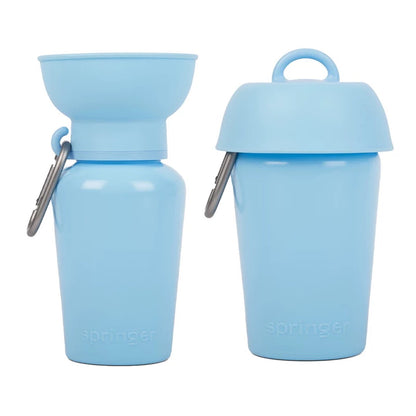 Botella de agua portátil Springer para pasear a tu perro (450 a 1300 ml)