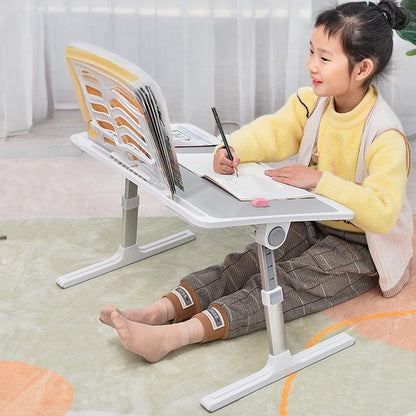 Mesa plegable para laptop y soportes para teclado con altura ajustable (53 × 31.5 o 42 × 26 cm)