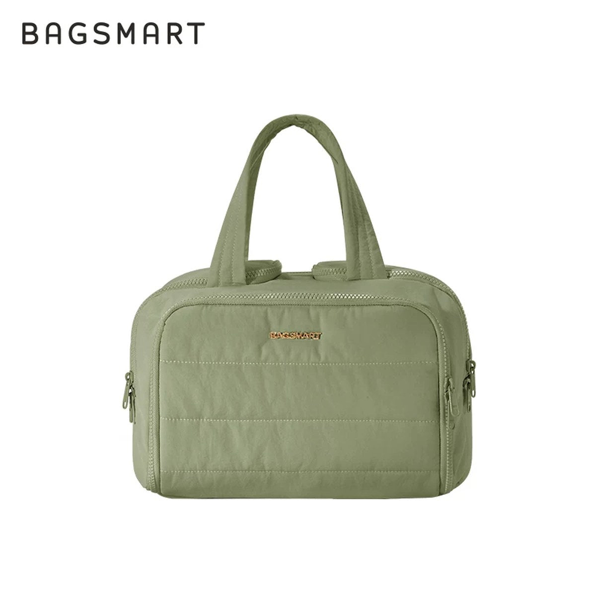 Neceser acolchado Bagsmart de gran capacidad para viaje (cosméticos y artículos de baño)