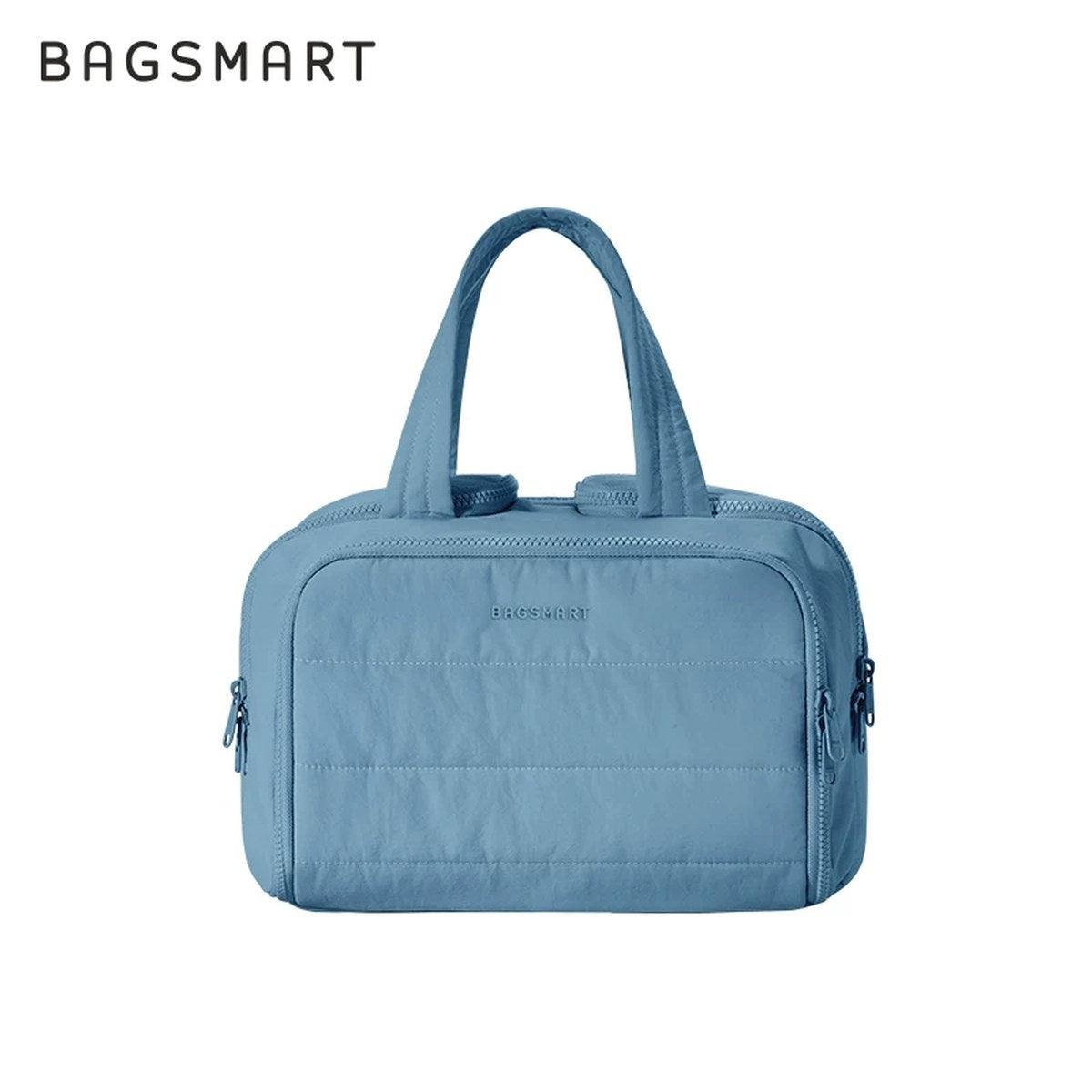 Neceser acolchado Bagsmart de gran capacidad para viaje (cosméticos y artículos de baño)