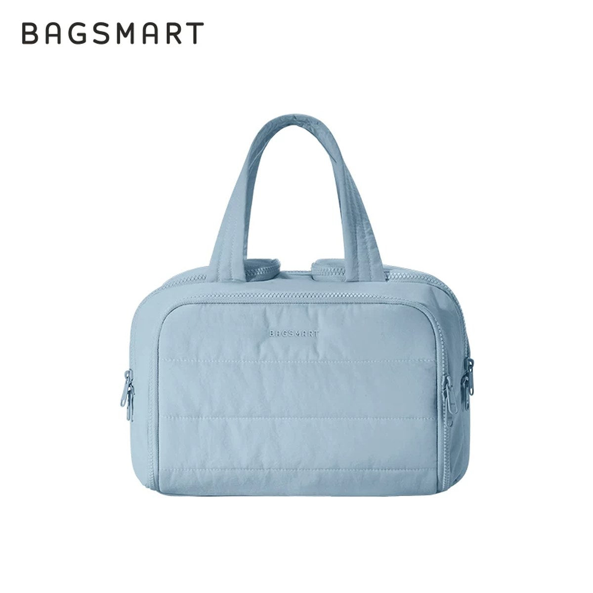 Neceser acolchado Bagsmart de gran capacidad para viaje (cosméticos y artículos de baño)